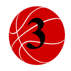 3 Pointers Basketball biểu tượng