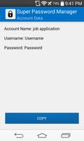 Super Password Manager capture d'écran 2