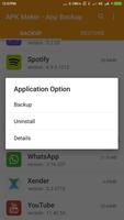 Apk Maker - App Backup স্ক্রিনশট 1