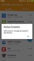 برنامه‌نما Apk Maker - App Backup عکس از صفحه