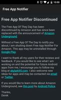 Free App Notifier For Amazon Affiche