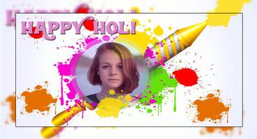 Happy Holi Photo Editor Affiche