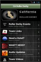 CA Roller Derby App poster