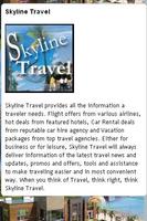 برنامه‌نما Skyline Travel App عکس از صفحه