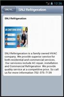 SNJ Refrigeration App تصوير الشاشة 1