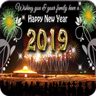 New Year 2019 Gif-icoon