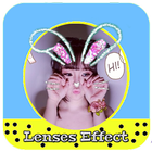 Rabbit Face Filters Camera أيقونة