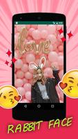 Rabbit Face Filters Camera الملصق