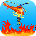 Hero Fireman Helicopter Save Sam أيقونة