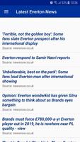 Latest Everton News ภาพหน้าจอ 1