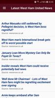Latest West Ham United News скриншот 1