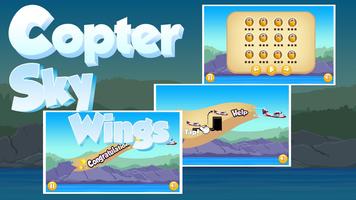 Poster Copter Sky Wings