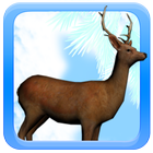 Deer Snow Live Wallpaper icono