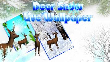 Deer Snow Live Wallpaper 스크린샷 3
