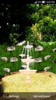 برنامه‌نما Fountain Garden Live wallpaper عکس از صفحه