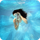Photo in Water Live Wallpaper icône