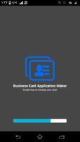 Business Card Application Poster