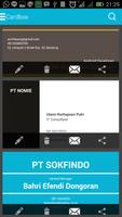 Business Card Application syot layar 2