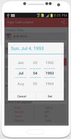 Age Calculator 2017 (Free) capture d'écran 1