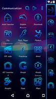 Smart Launcher Theme Neon اسکرین شاٹ 3