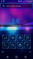 Smart Launcher Theme Neon اسکرین شاٹ 1