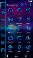 Smart Launcher Theme Neon اسکرین شاٹ 2