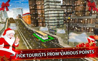 Snow Christmas Bus Simulator plakat