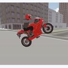 Sport Motorcycle Driver 3D biểu tượng