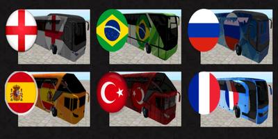 Soccer Team Bus Simulator 3D Affiche