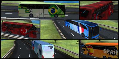 Soccer Team Bus Simulator 3D ảnh chụp màn hình 1