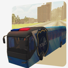Police Bus Driver 2017 3D ícone