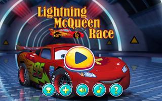 Lightning McQueen Cars Racing ポスター