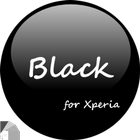 Black for Xperia icône