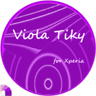 Viola Tiky for Xperia icône