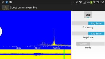 AUDIO SPECTRUM ANALYZER FREE capture d'écran 2