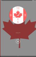 Canada Horloge Affiche