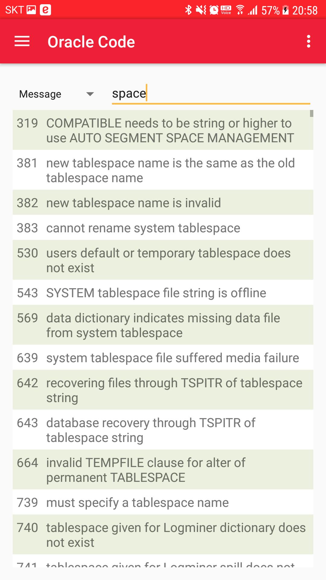 Oracle error 1 Oracle error 1