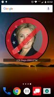 Poster No Hillary Countdown Widget