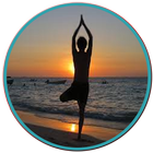 Weight loss easy yoga icon
