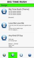Big Time Rush song lyrics screenshot 1