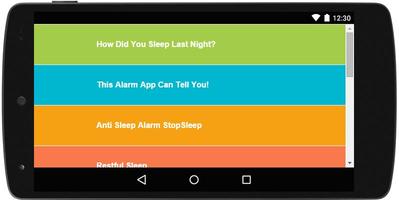 Sleep Smart Alarm ciclo de rel captura de pantalla 1