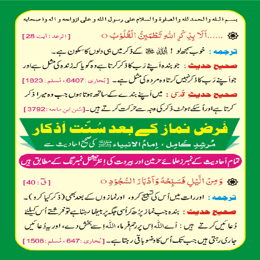 AZKAR-Urdu After Faradh Salah