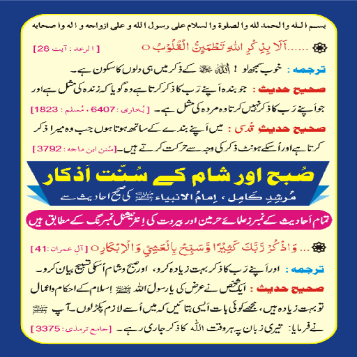 AZKAR-Urdu Morning & Evening