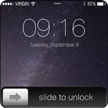 Slide to unlock