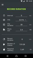 Slidekamera Timelapse Calc. capture d'écran 2