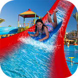 Waterpark Slate Stunts : Racing in Slates