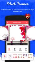 Love Video Maker With Music : Love Slideshow Maker captura de pantalla 1