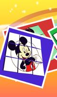 Slide Puzzle For Mickey Mouse Affiche