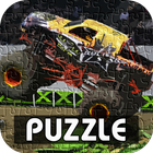 Monster Truck Puzzle Games icône