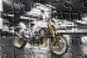 Motorcycle Yamaha Puzzle Game poster